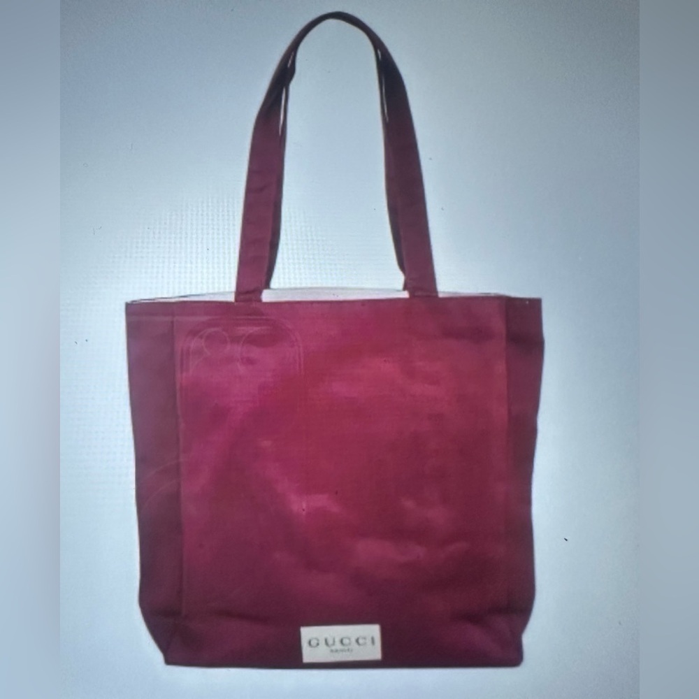 Gucci Beauty GWP Burgundy Tote Bag